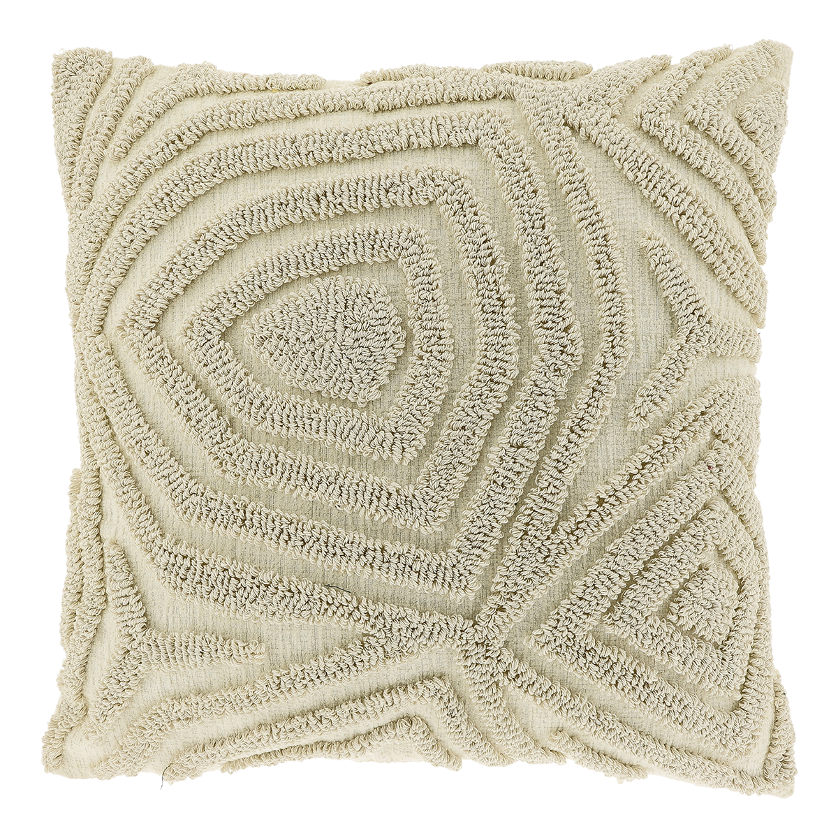 Unique Living - Sierkussen Corfu 45x45cm - Dove White