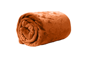 Unique Living - Plaid Enzo 130x180cm - Orange Flame