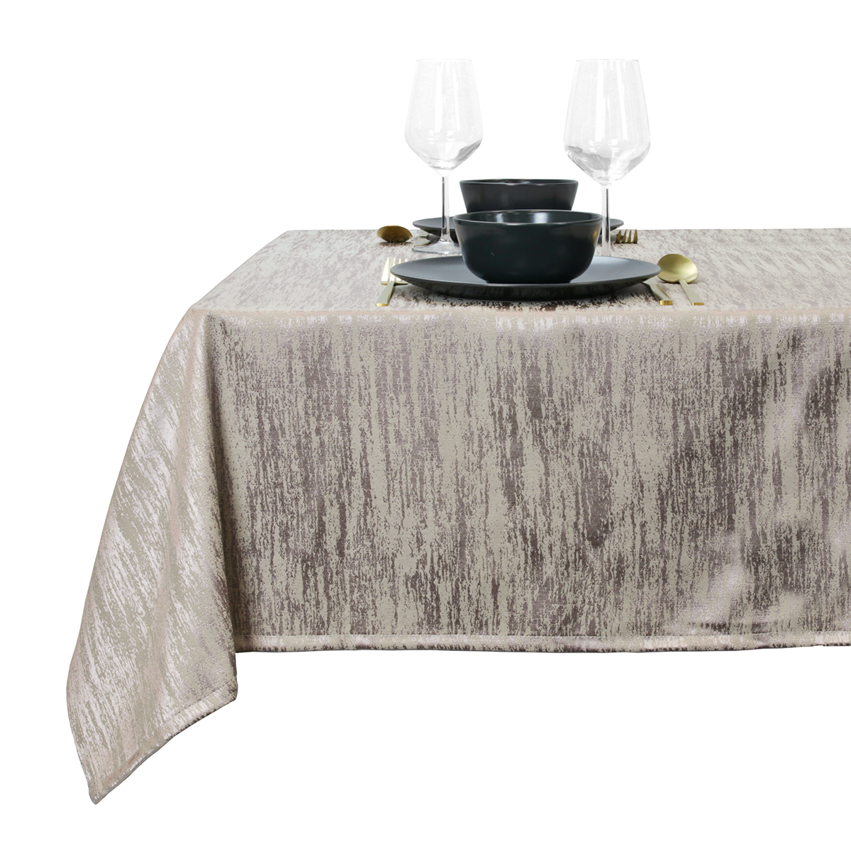 Unique Living - Tafelkleed Neomi 145x300cm - Taupe