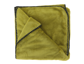 Unique Living - Plaid Jade 140x180cm - Moss Green