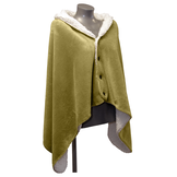 Unique Living - Omslagplaid Coby 75x150cm - Moss Green