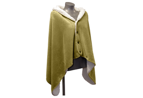 Unique Living - Omslagplaid Coby 75x150cm - Moss Green