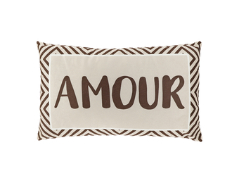 Unique Living - Sierkussen Tekst 30x50cm - Dessin 1
