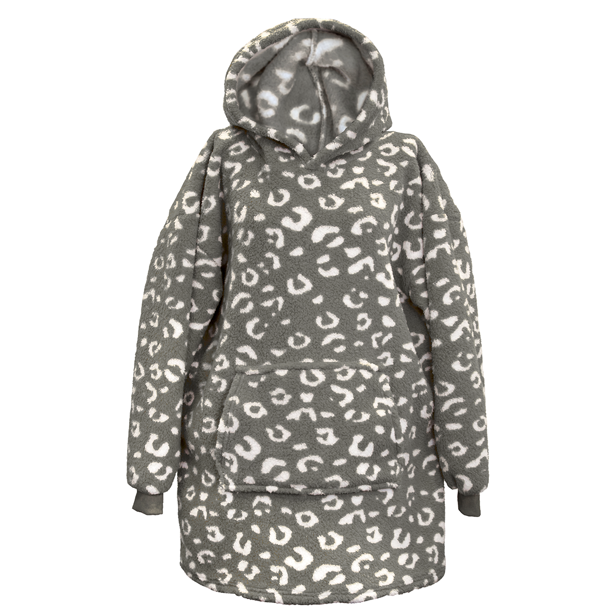 Unique Living - Hoodie Zion 70x50x87cm - Dark Grey