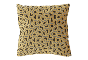 Unique Living - Sierkussen Mirelle 45x45cm - Glowy Yellow