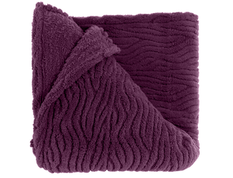 Unique Living - Plaid Clio 150x200cm - Dark Purple