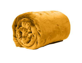 Unique Living - Plaid Enzo 130x180cm - Glowy Yellow