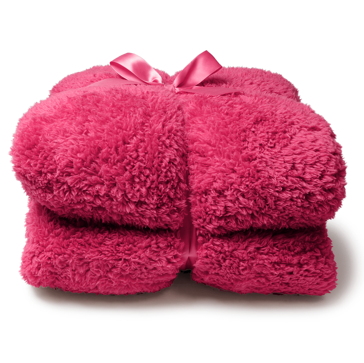 Unique Living - Plaid Teddy 150x200cm - Fuchsia