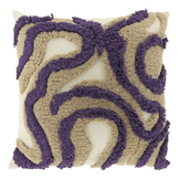 Unique Living - Sierkussen Calin 45x45cm - Dark Purple