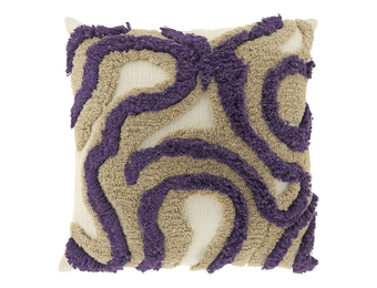 Unique Living - Sierkussen Calin 45x45cm - Dark Purple