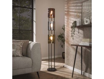 Hoyz Collection - Vloerlamp Lucente Tricolore 3-lichts - Artic Zwart