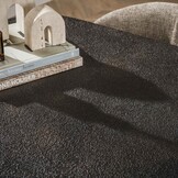 Hoyz Collection - Eettafel Metallic Deens Ovaal 180 Cm - Zwartbruin