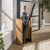 Hoyz Collection - Paraplubak Wave - Massief Mango Zand