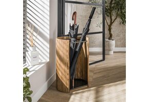 Hoyz Collection - Paraplubak Wave - Massief Mango Zand