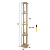 Hoyz Collection - Vloerlamp Quadra 4-lichts - Beige