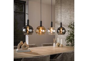 Hoyz Collection - Hanglamp Sfera Tricolore 4-lichts - Artic Zwart