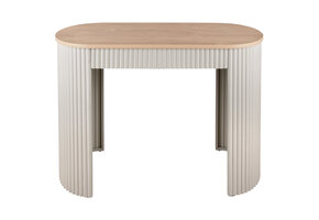 Leitmotiv - Console Bijzettafel Estriado - Warmgrijs