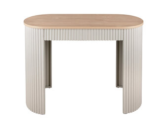 Leitmotiv - Console Bijzettafel Estriado - Warmgrijs