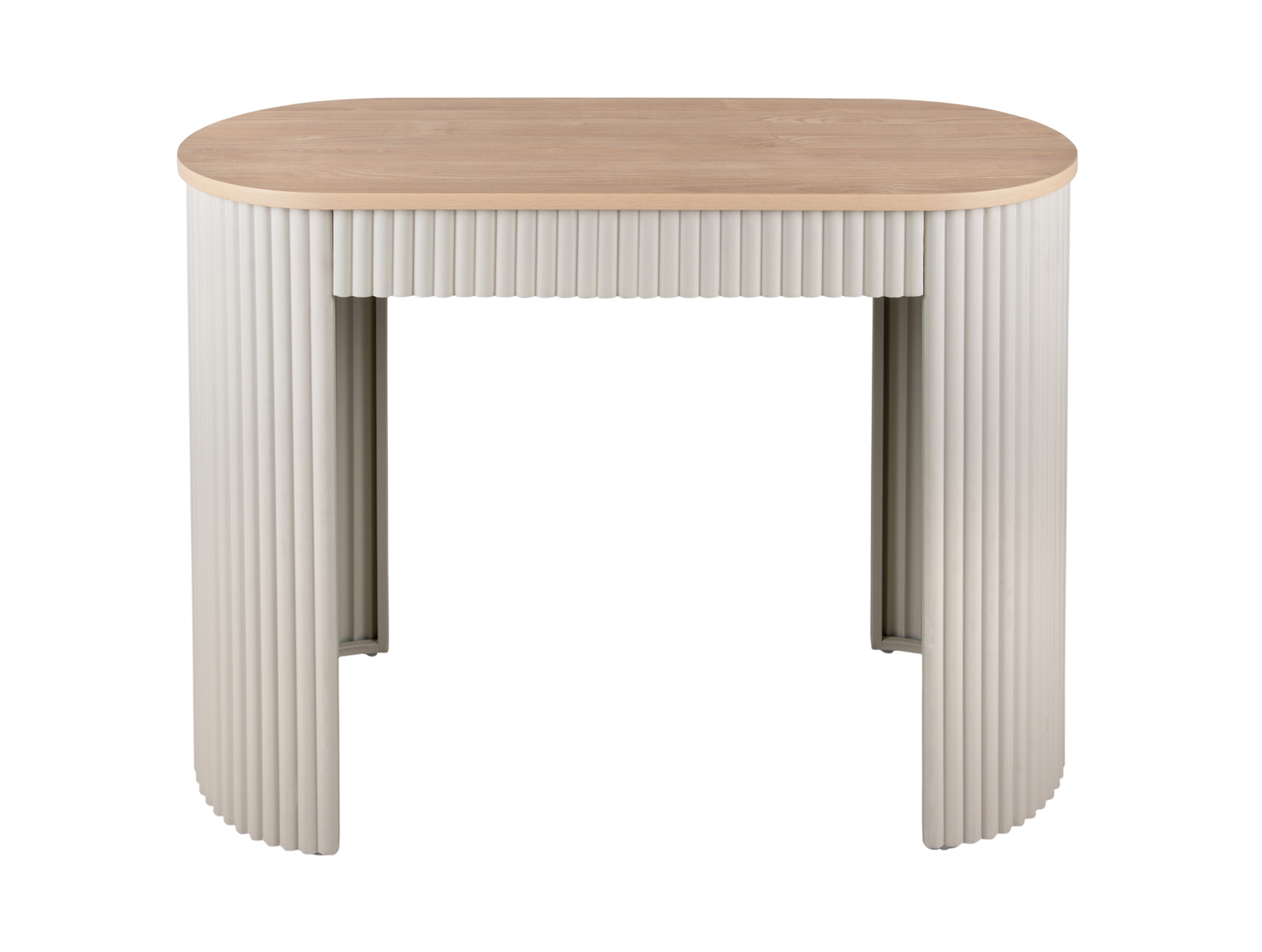 Leitmotiv - Console Bijzettafel Estriado - Warmgrijs