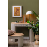 Leitmotiv - Console Bijzettafel Estriado - Warmgrijs