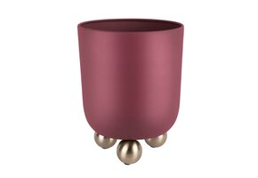 Present Time - Bloempot Estilo Medium - Bordeauxrood