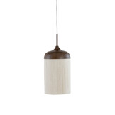 Light & Living - Hanglamp DANIA - Ø22x41.5cm - Bruin