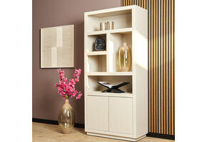 Starfurn - Vakkenkast Brussel - Beige - 45x90x200 cm