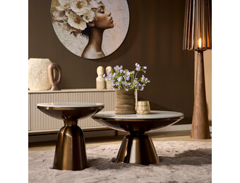 Starfurn - Salontafel Alix - Brons - 50x50x49,5 cm