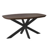 Starfurn - Eettafel Madison - Zwart - 90x160x76 cm