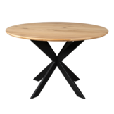 Starfurn - Eiken eettafel Ferris - Rond 130 cm - Naturel