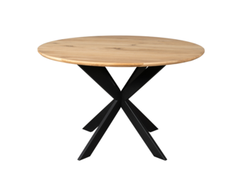 Starfurn - Eiken eettafel Ferris - Rond 130 cm - Naturel