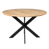 Starfurn - Eettafel Ferris - Bruin - 130x130x76 cm