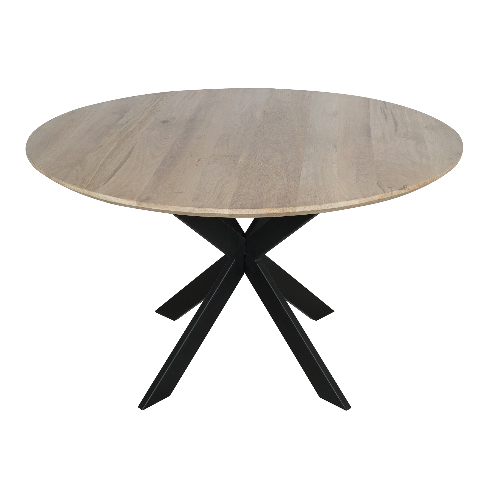 Starfurn - Eiken eettafel Ferris - Rond 130 cm - Naturel