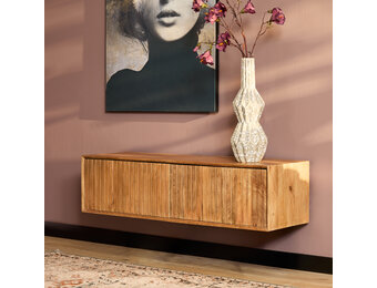 Starfurn - Zwevend tv meubel Madison Natural - 120 cm