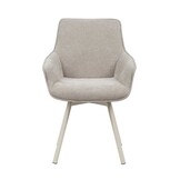 Starfurn - Eetkamerstoel Mees - Taupe - Set van 2