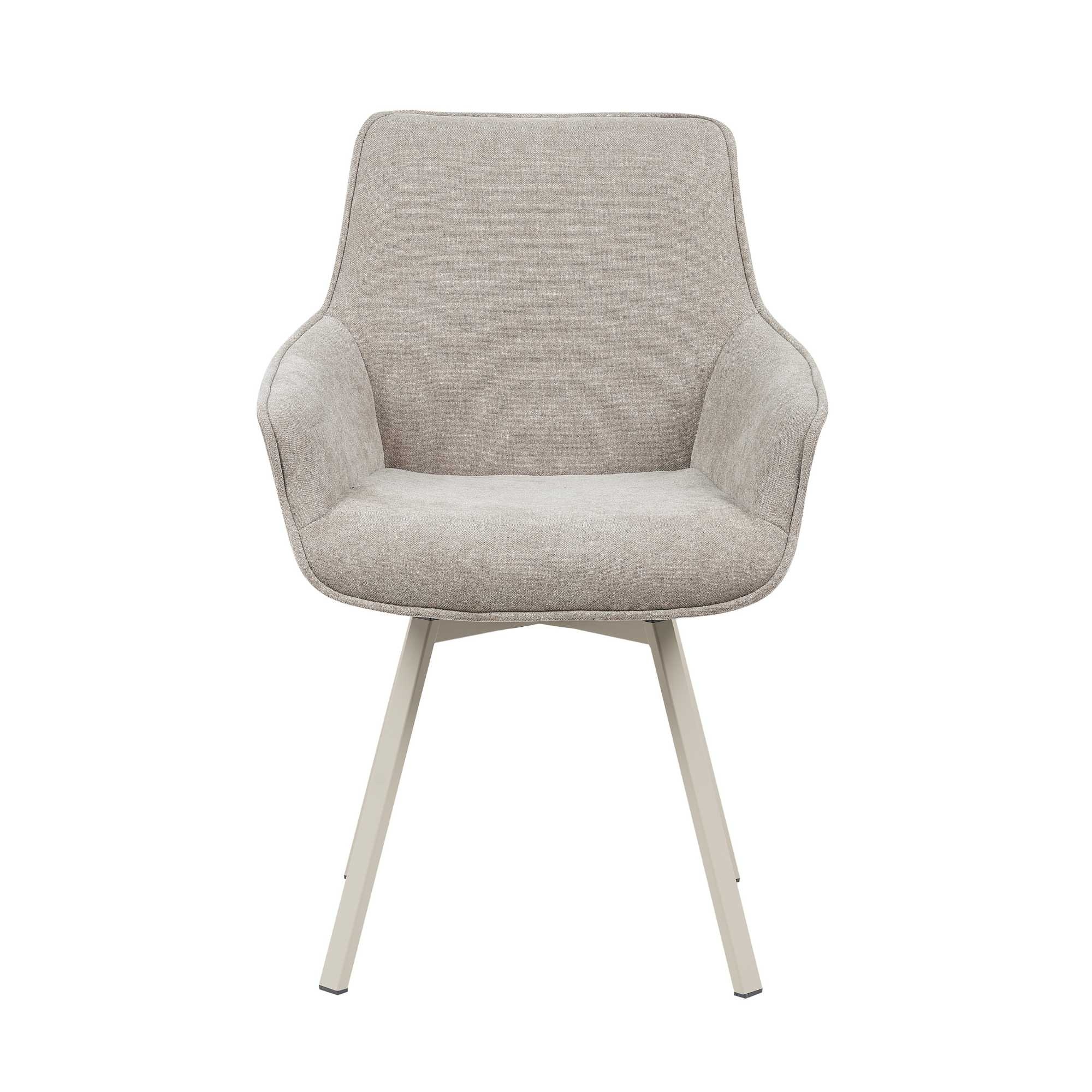 Starfurn - Eetkamerstoel Mees - Taupe - Set van 2