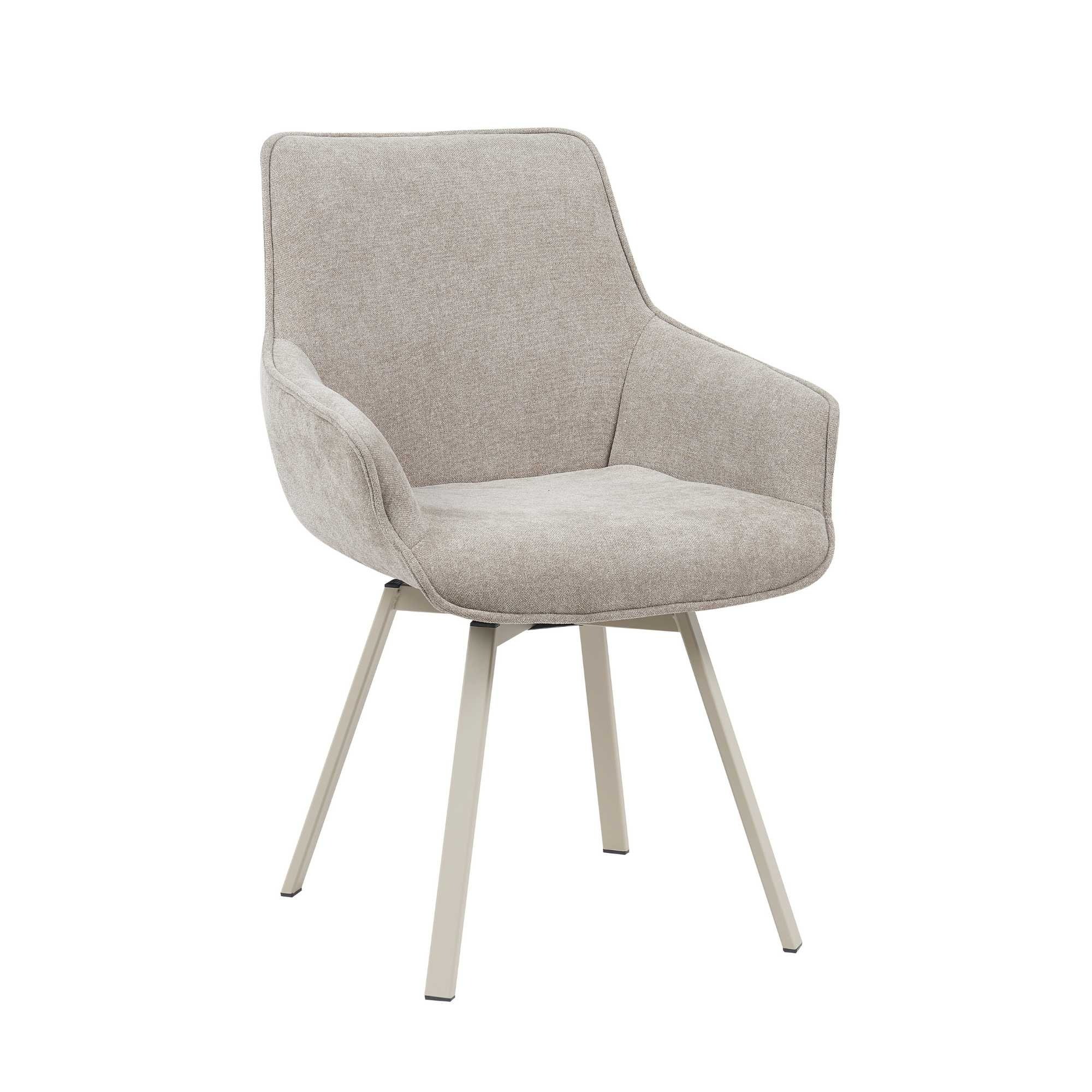 Starfurn - Eetkamerstoel Mees - Taupe - 62,5x57x86,5 cm