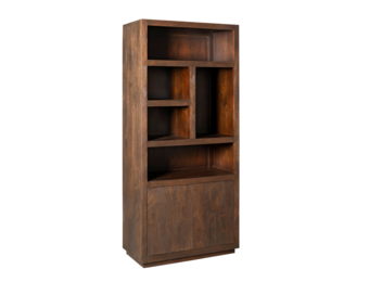 Starfurn - Vakkenkast Brussel - Bruin - 45x90x200 cm