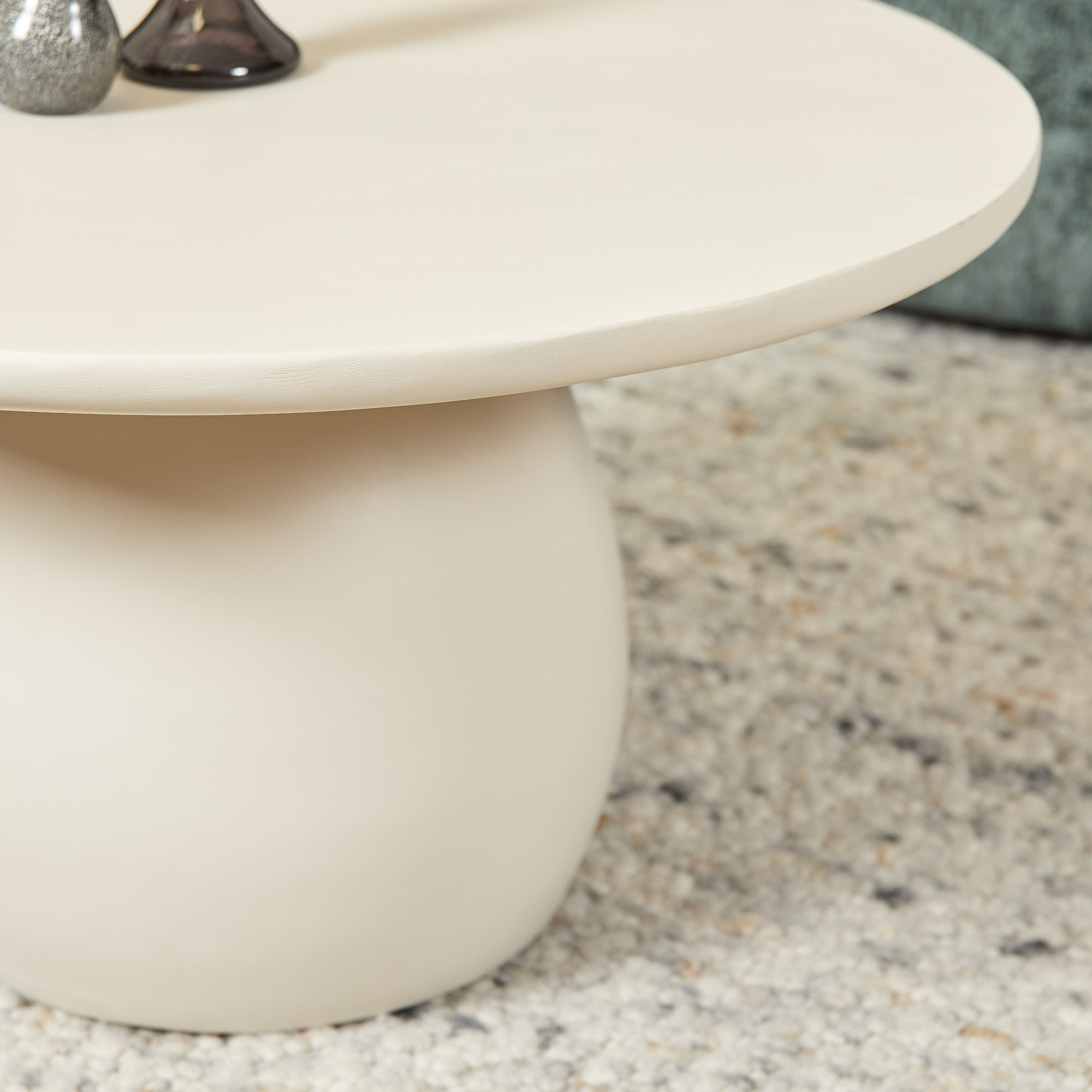 Starfurn - Salontafel Mosi - Wit - 70x70x38 cm