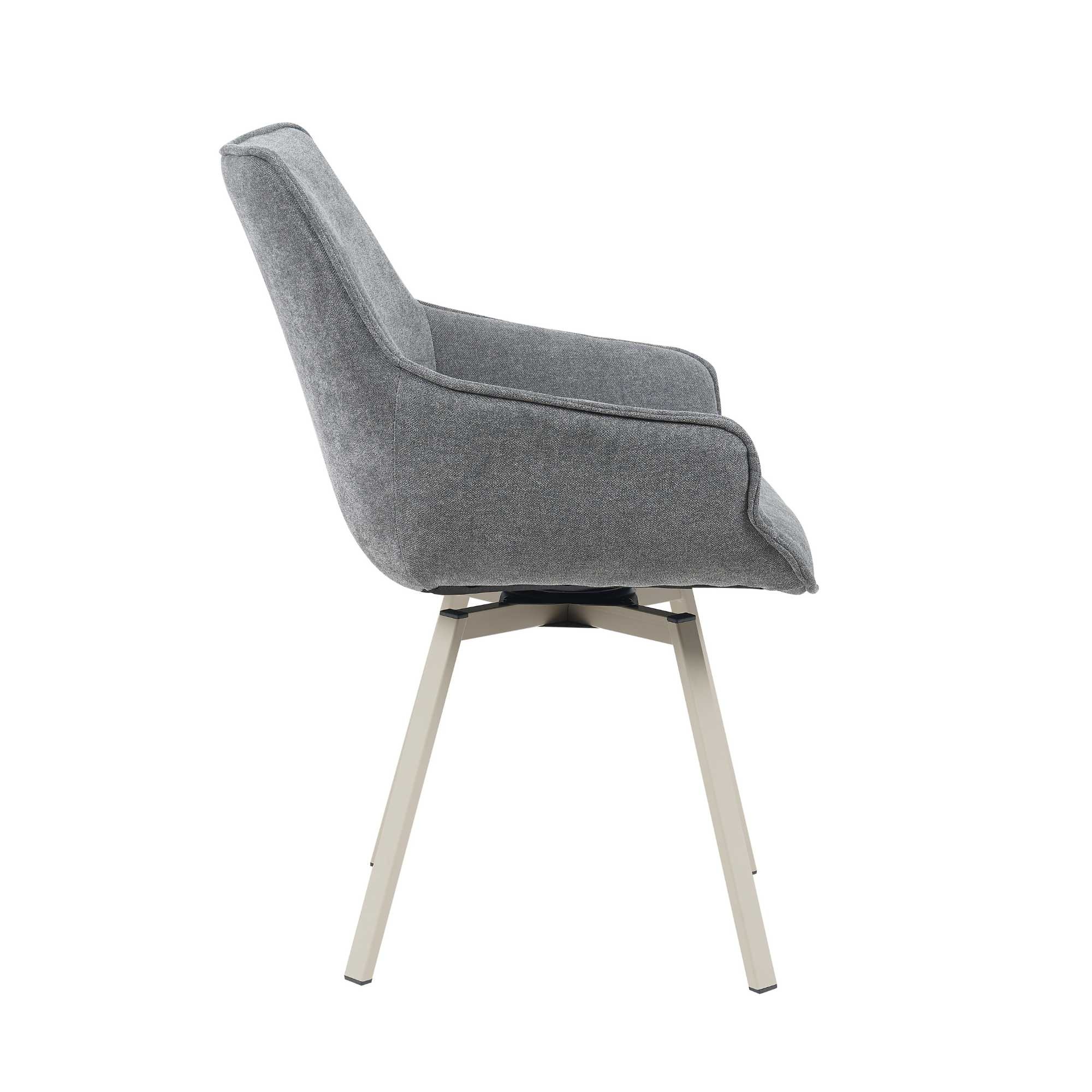 Starfurn - Eetkamerstoel Mees - Antraciet - Set van 2