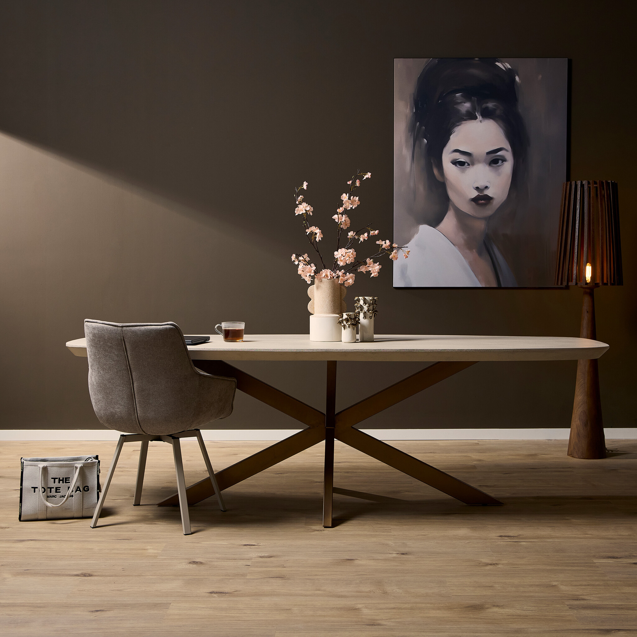 Starfurn - Eettafel Madison - Beige - 100x240x76 cm