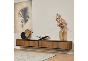 Starfurn - Zwevend tv meubel RichWood - 240 cm