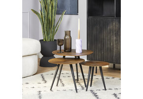 Starfurn - Bijzettafel Ryas - Brons - 49x49x40 cm