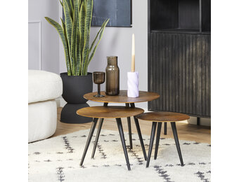 Starfurn - Bijzettafel Ryas - 49 cm - Set van 3