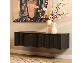 Starfurn - Zwevend tv meubel Madison Black - 120 cm