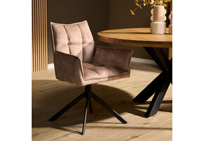 Starfurn - Eetkamerstoel Dani - Beige - 58x67x64 cm