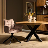 Starfurn - Eetkamerstoel Dani - Beige - 58x67x64 cm