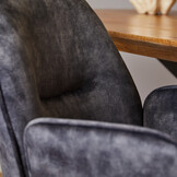 Starfurn - Eetkamerstoel Nova - Grijs - 58x65x64 cm