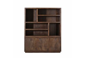 Starfurn - Vakkenkast Brussel - Bruin - 45x160x200 cm