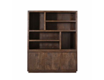 Starfurn - Vakkenkast Brussel - Bruin - 45x160x200 cm